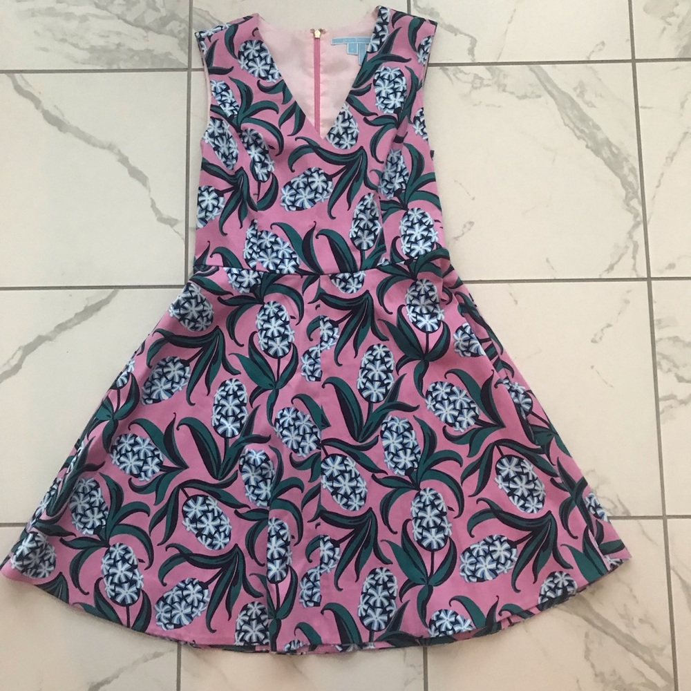 Draper James Hyacinth Floral Love Circle Dress - Picture 2 of 4